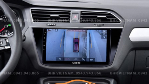 Màn hình DVD Android liền camera 360 xe Volkswagen Tiguan 2019 - nay | Oled Pro X8S 